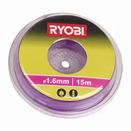 Ryobi Nylon Cutting Line for Grass Trimmers - 1.6mm, 15m