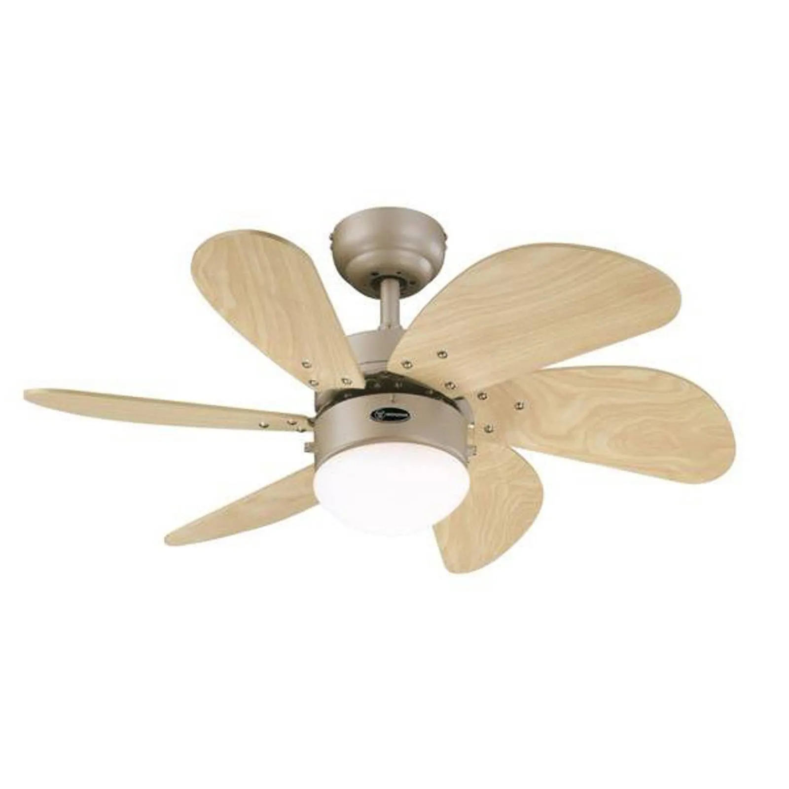 Turbo Swirl ceiling fan with two pull cords