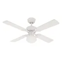 Westinghouse Vegas fan with light, white/pine