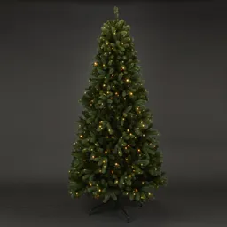 8ft Smart Natural looking Artificial Christmas tree