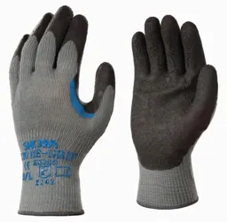 Globus Showa 330 Reinforced Latex Grip Glove  Grey Size 10