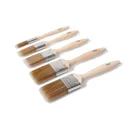 Harris Trade Emulsion & Gloss Fine & flagged tip Paint brush, Pack of 5