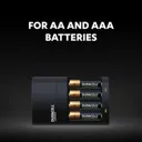 Duracell 4h Battery charger with 2x AA & 2x AAA batteries