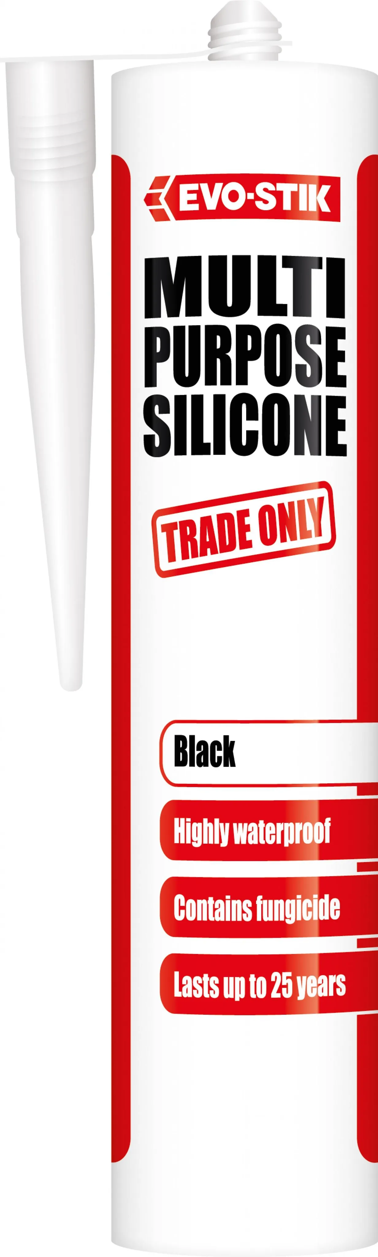 Evo-Stik Multi-Purpose Silicone Sealant C20 Black