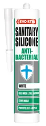 Evo-Stik Antibacterial Silicone Sealant C20 White