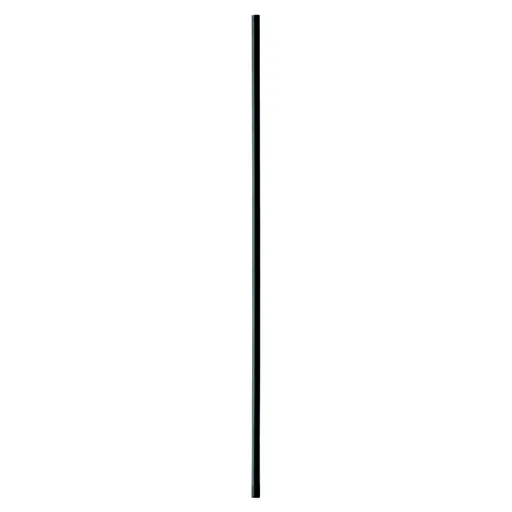 Elements Contemporary Black Metal Landing baluster (H)855mm (W)14mm, Pack of 3