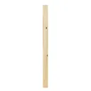 Natural Pine Stop chamfered newel post (H)1500mm (W)82mm
