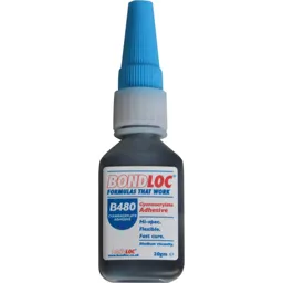 Bondloc B480 Black Rubber Toughened Cyanoacrylate Adhesive - 20g
