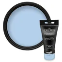 Crown Breatheasy Powder blue Matt Emulsion paint, 40ml Tester pot