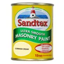 Sandtex Ultra smooth Cornish cream Masonry paint, 0.15L Tester pot