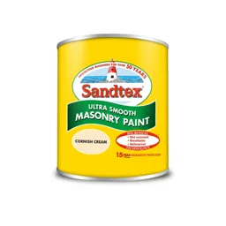 Sandtex Ultra smooth Cornish cream Masonry paint, 0.15L Tester pot