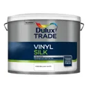Dulux Trade Pure brilliant white Silk Emulsion paint, 10L