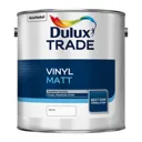 Dulux Trade White Matt Emulsion paint, 2.5L
