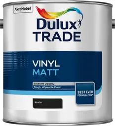 Dulux Trade Vinyl Matt (Black) 2.5ltr