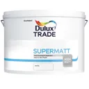 Dulux Trade White Super matt Emulsion paint, 10L