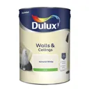 Dulux Luxurious Almond white Silk Emulsion paint, 5L