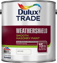 Dulux Trade Weathershield Masonry 2.5ltr Light Base