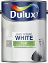 Dulux Pure brilliant white Silk Emulsion paint, 5L