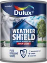 Dulux Weathershield Pure brilliant white Gloss Metal & wood paint, 750ml