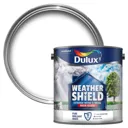 Dulux Weathershield Pure brilliant white Gloss Metal & wood paint, 2.5L