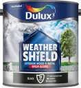 Dulux Weathershield Black Gloss Metal & wood paint, 2.5L