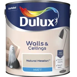 Dulux Natural hessian Matt Emulsion paint, 2.5L