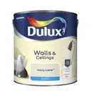 Dulux Ivory lace Matt Emulsion paint, 2.5L