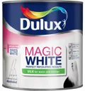 Dulux Magic Pure brilliant white Silk Emulsion paint, 2.5L