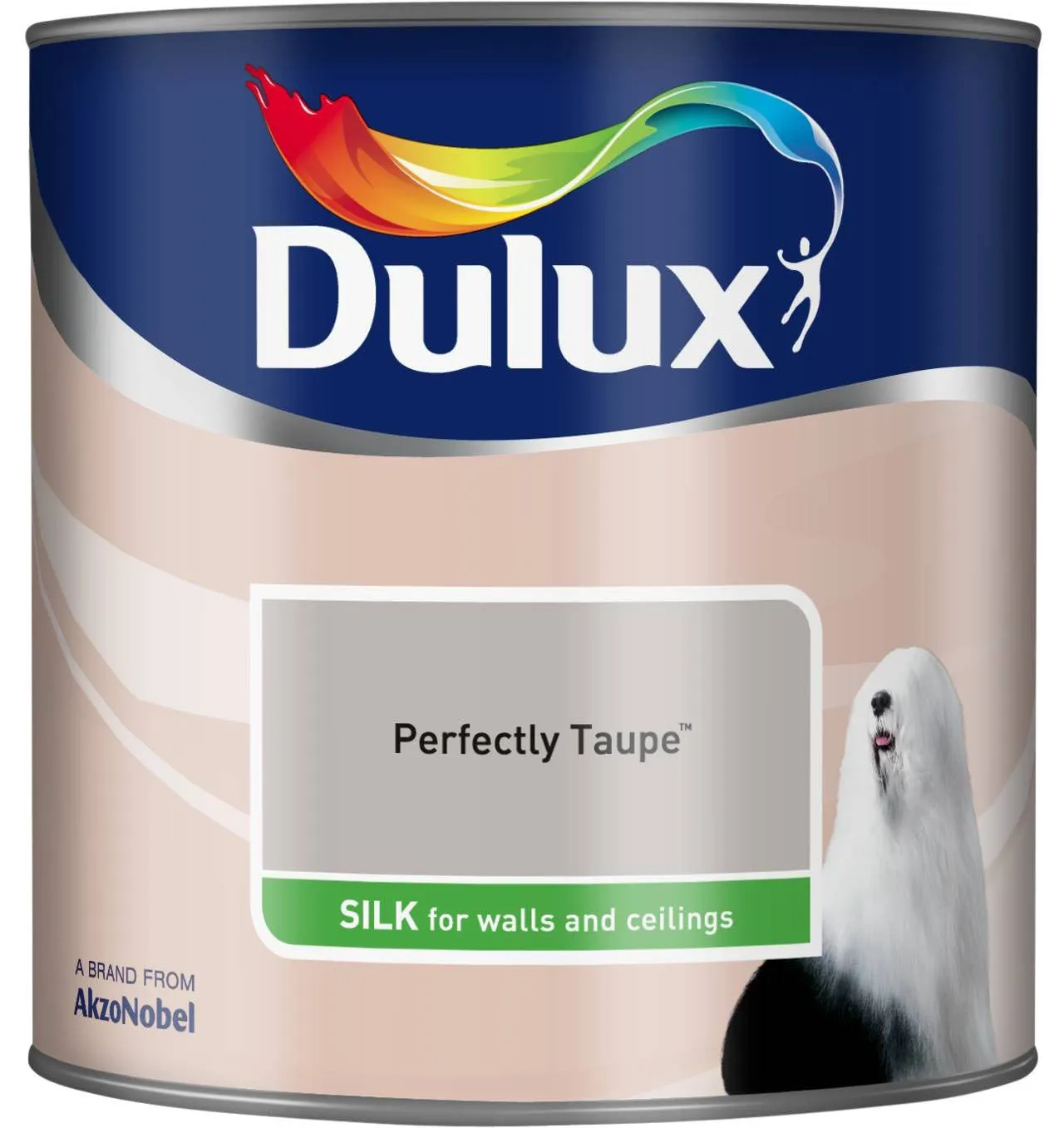 Dulux Neutrals Perfectly taupe Silk Emulsion paint, 2.5L