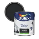 Dulux Rich black Silk Emulsion paint, 2.5L