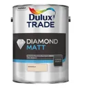Dulux Trade Diamond Magnolia Matt Emulsion paint, 5L