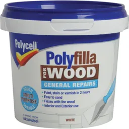 Polycell Polyfilla for Wood General Repairs - White, 380g