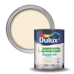 Dulux Quick dry Natural calico Eggshell Metal & wood paint, 0.75L