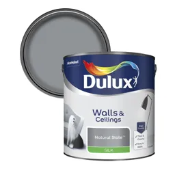 Dulux Natural slate Silk Emulsion paint, 2.5L