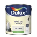 Dulux Fine cream Silk Emulsion paint, 2.5L