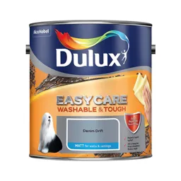 Dulux Easycare Washable & tough Denim drift Matt Emulsion paint 2.5L
