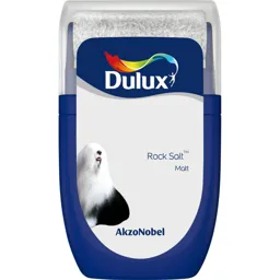 Dulux Standard Rock salt Matt Emulsion paint, 30ml Tester pot