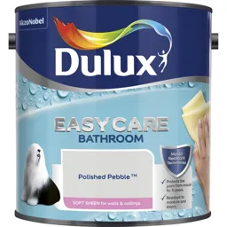 Dulux Easycare Bathroom Polished pebble Soft sheen Emulsion paint, 2.5L