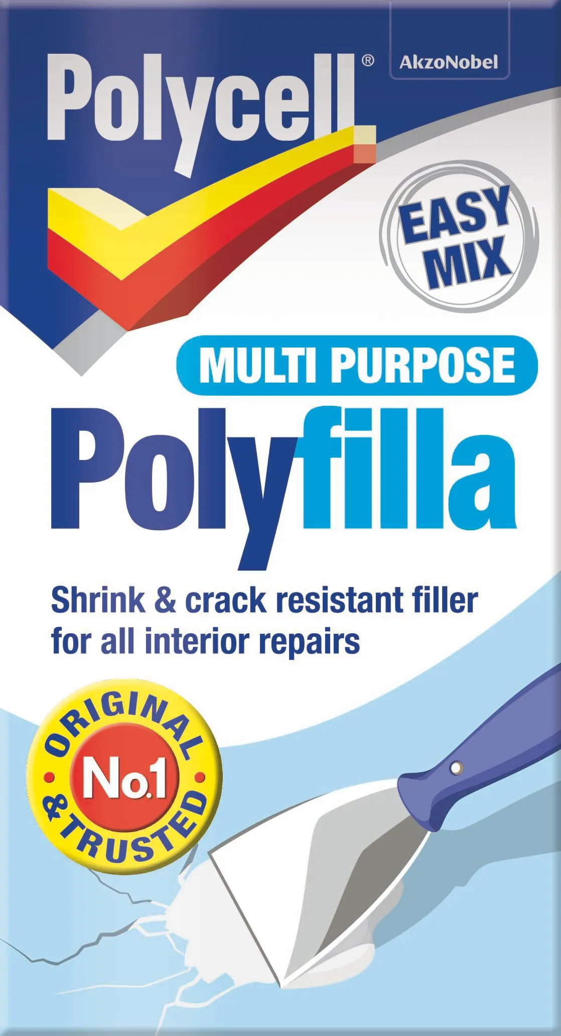 Polycell White Powder Filler, 0.5kg