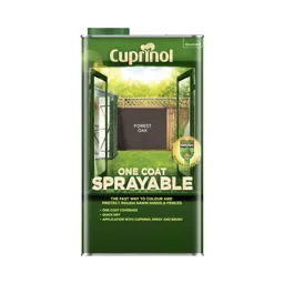 Cuprinol One coat sprayable Forest oak Matt Fence & shed Treatment 5L
