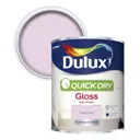 Dulux Quick dry Pretty pink Gloss Metal & wood paint, 0.75L