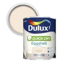Dulux Quick dry Magnolia Eggshell Metal & wood paint, 0.75L