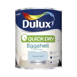 Dulux Quick dry Mineral mist Eggshell Metal & wood paint, 0.75L