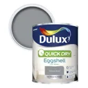 Dulux Quick dry Natural slate Eggshell Metal & wood paint, 0.75L