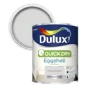 Dulux Quick dry Polished pebble Eggshell Metal & wood paint, 0.75L