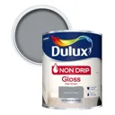 Dulux Non drip Natural slate Gloss Metal & wood paint, 0.75L