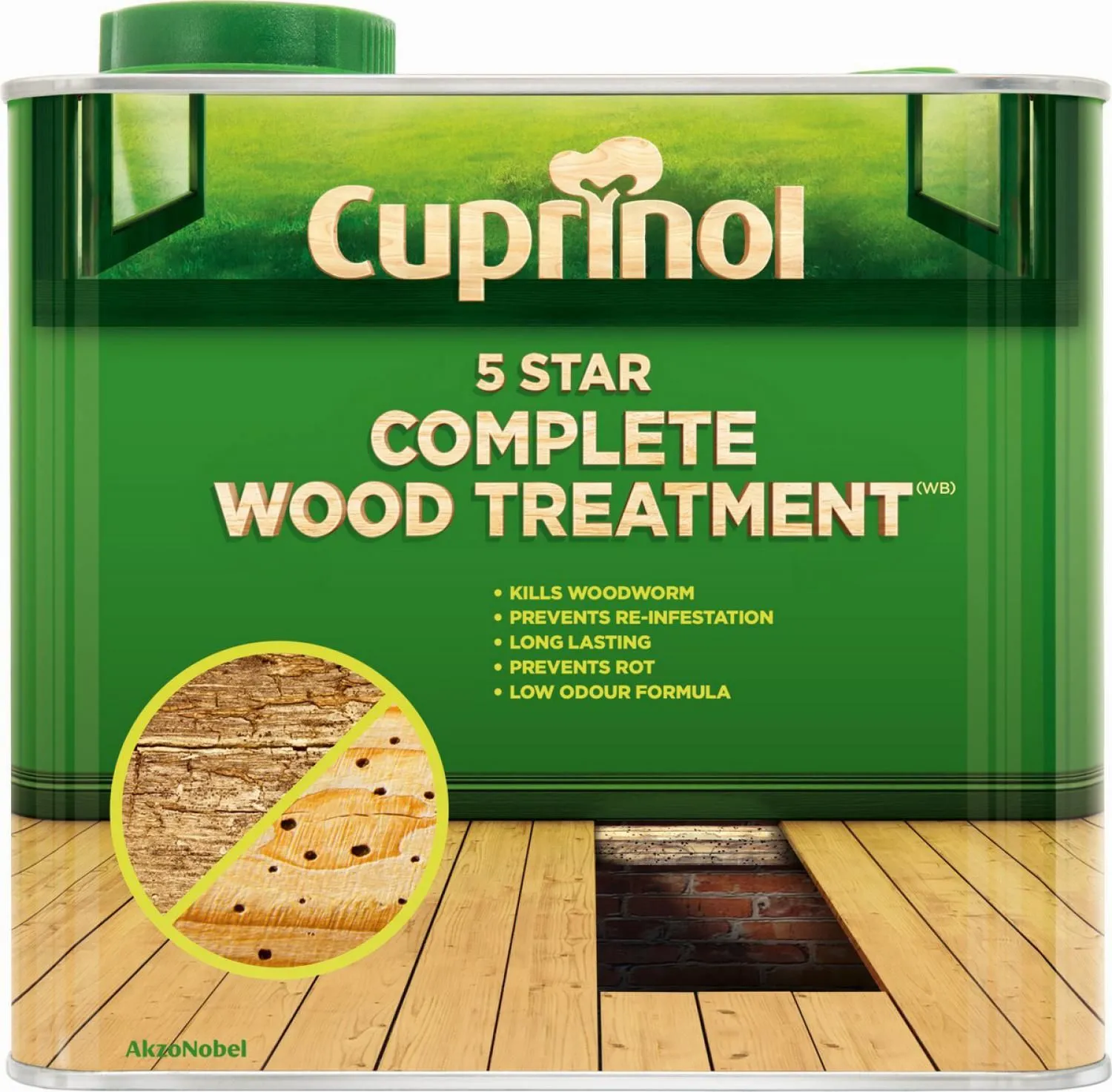 Cuprinol 5 Star Wood Treatment 2.5ltr Clear (New Formulation)