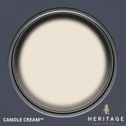 Dulux Heritage Velvet Matt Finish Paint Tester Pot 125ml Candle Cream