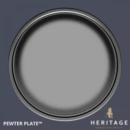 Dulux Heritage Velvet Matt Finish Paint Tester Pot 125ml Pewter Plate