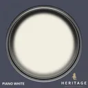 Dulux Heritage Velvet Matt Finish Paint Tester Pot 125ml Piano White